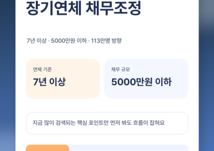 7년 넘은 연체 빚 소각된다고? 2026 채무조정·새도약기금 핵심 정리 featured 이미지