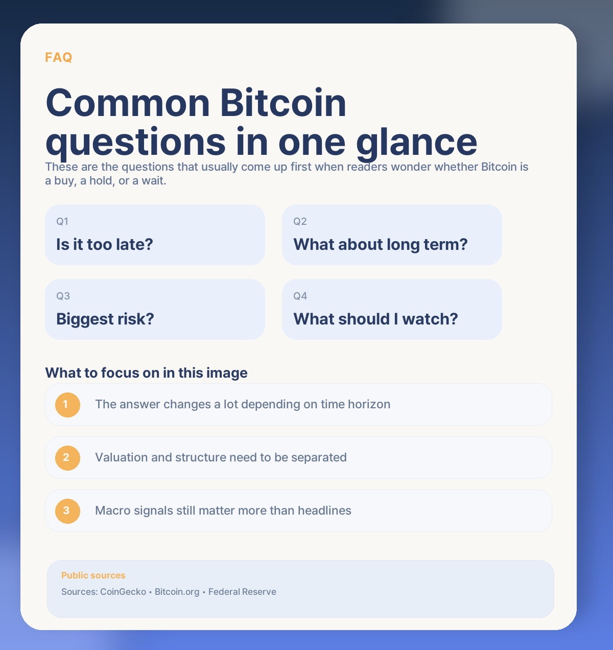 Bitcoin now: buy or wait? A grounded look at the short-term pullback and long-term AI-era backdrop FAQ