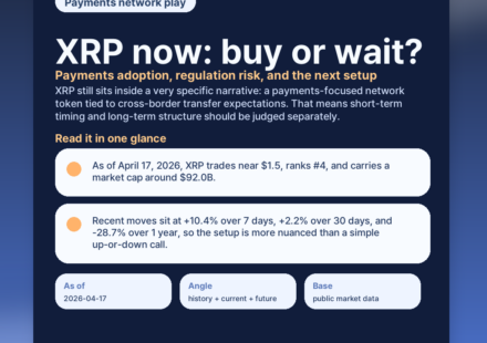 XRP now: buy or wait? Payments adoption, regulation risk, and the next setup featured