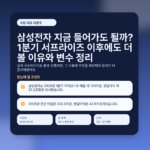 삼성전자 지금 들어가도 될까? 1분기 서프라이즈 이후에도 더 볼 이유와 변수 정리 - featured v2