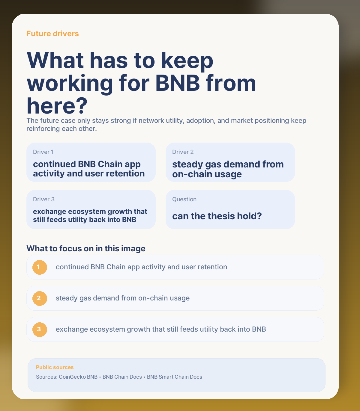 🔭 Long-term outlook: what could keep BNB strong from here?