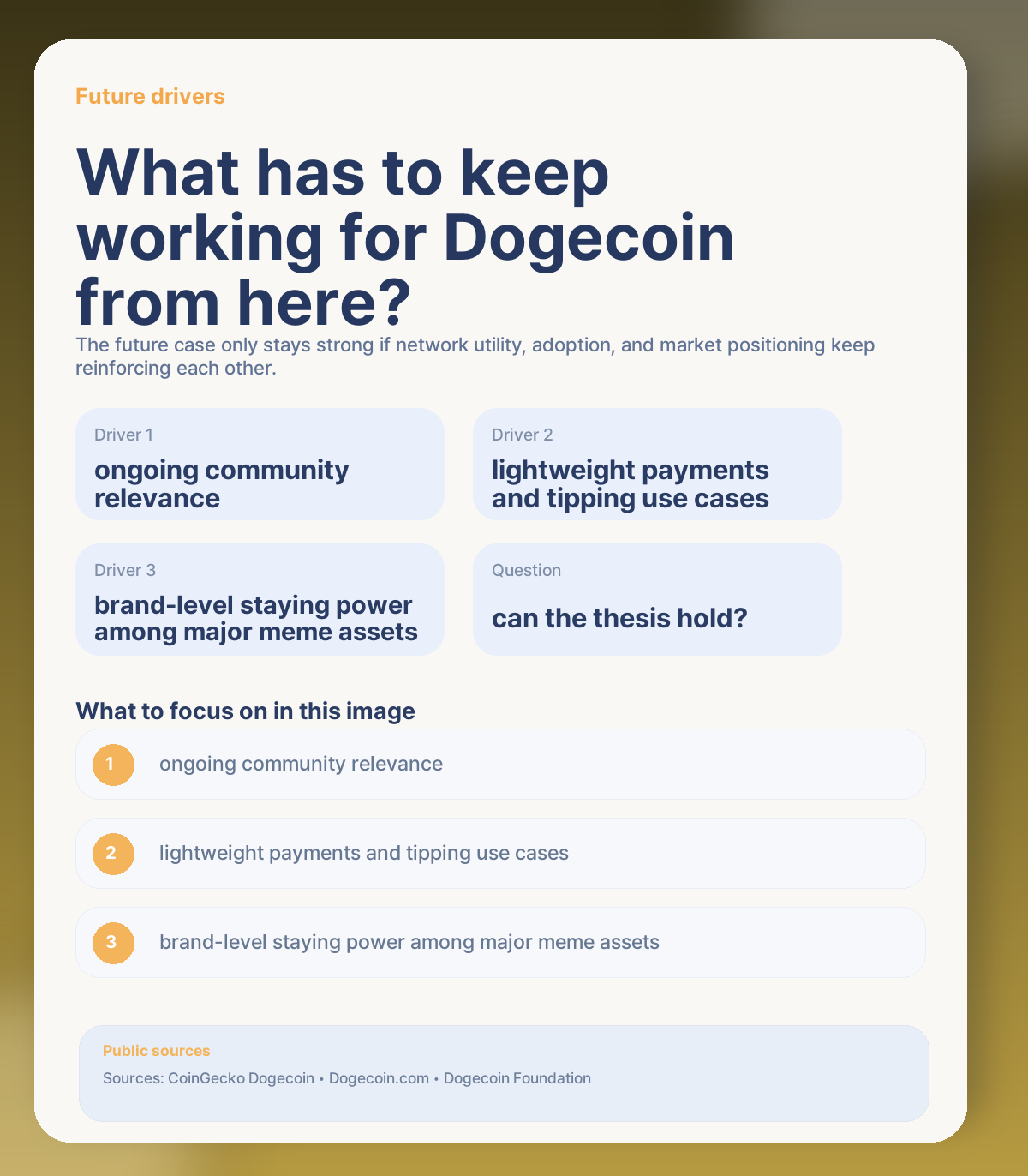 🔭 Long-term outlook: what could keep Dogecoin strong from here?