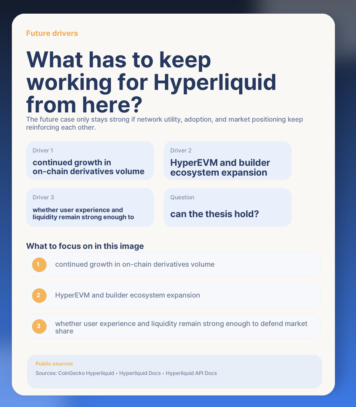 🔭 Long-term outlook: what could keep Hyperliquid strong from here?
