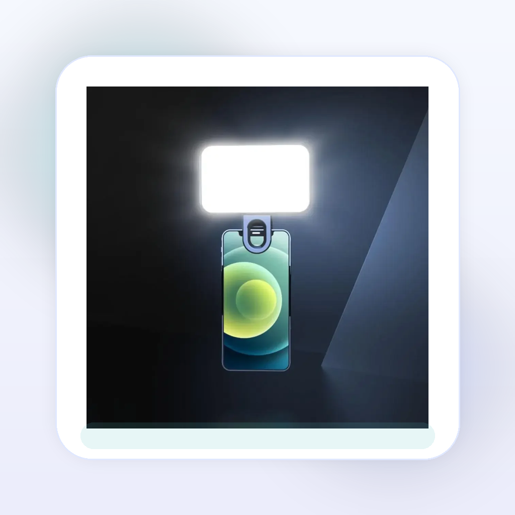 클립형 웹캠 조명 상품 이미지