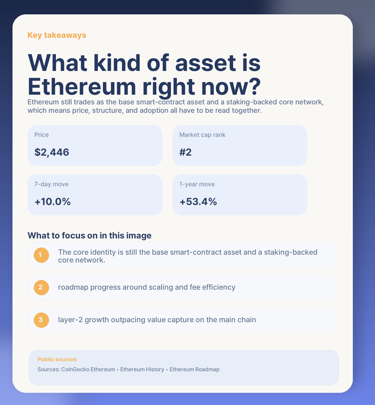 Ethereum now: buy or wait? Fees, staking, and the key variables to watch key takeaways