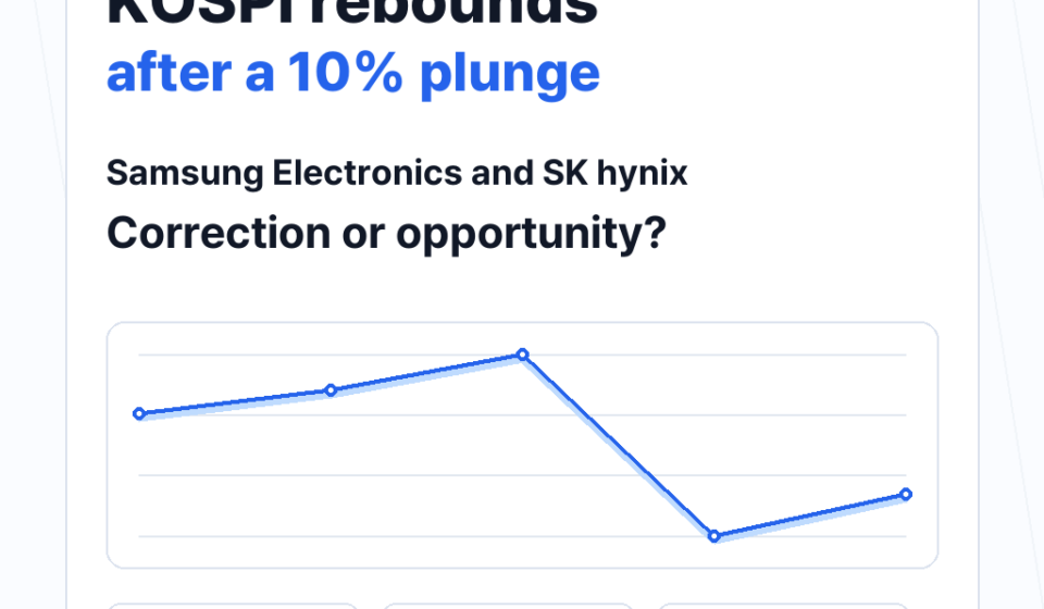 KOSPI Rebounds After 10% Plunge: Correction or Opportunity for Samsung Electronics and SK hynix? - kospi-rebound-featured-en